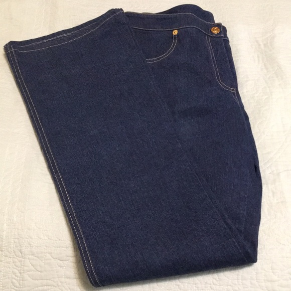 St John Marie Gray Flared Jeans Size 4 - Picture 3 of 4
